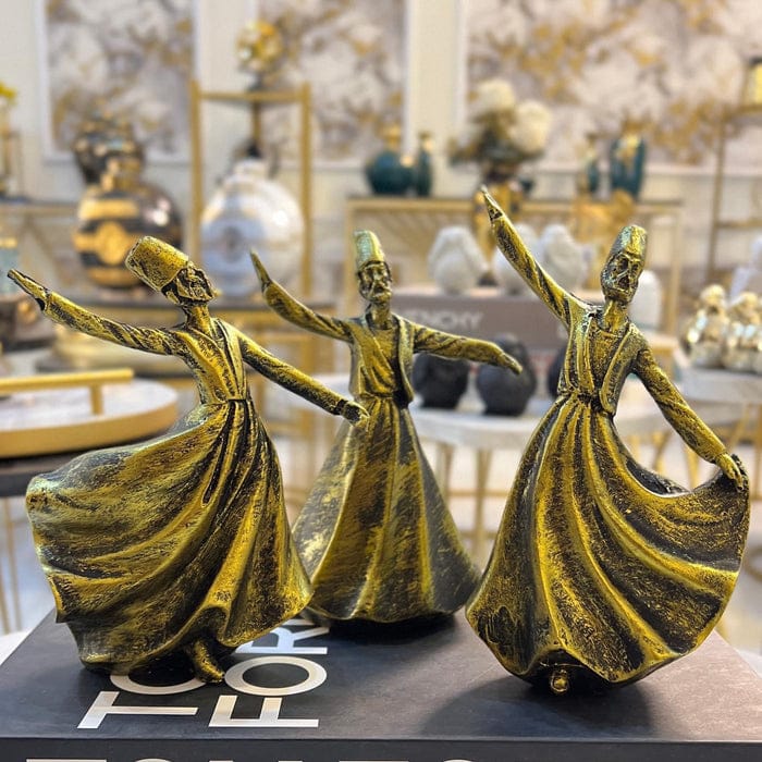 Classical Dervish Art Sculpture( Set of 3)