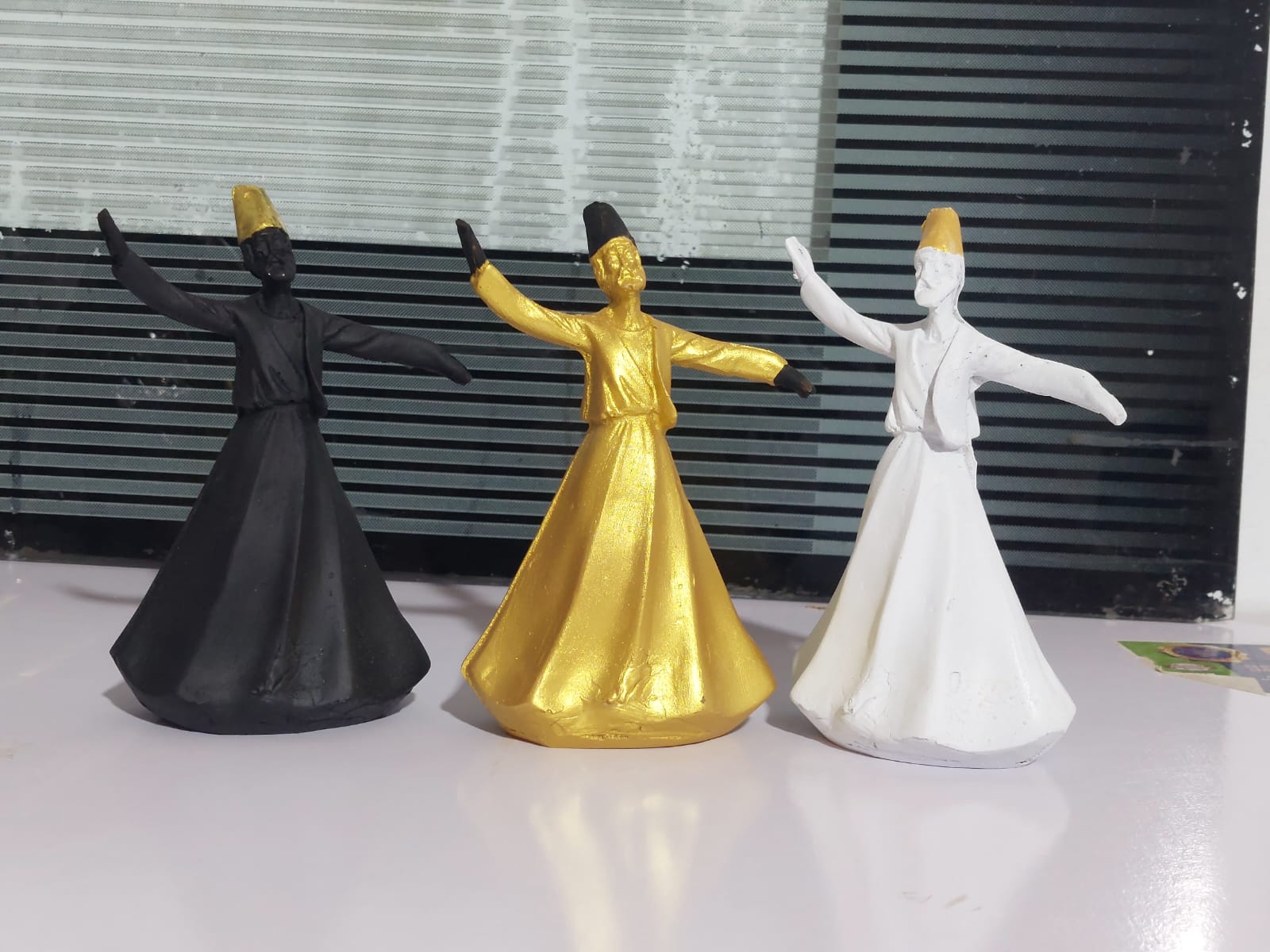 Classical Dervish Art Sculpture( Set of 3)